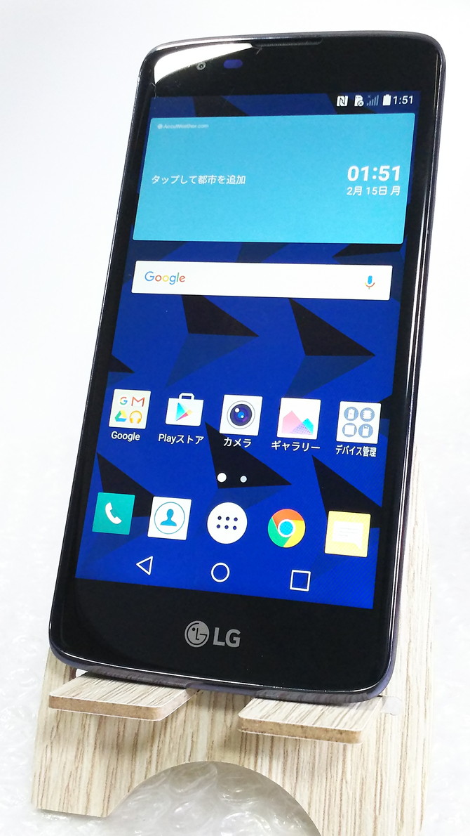 【送料無料】LG K8 LTE 8GB K350N LG-K350n Black Blue 本体 白ロム SIMロック解除済み SIMフリー 169513